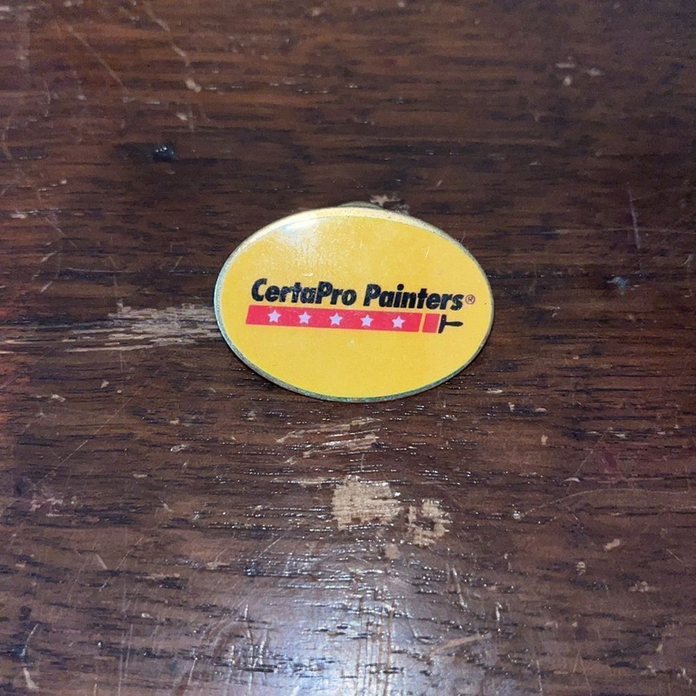1 1/4” Wide Certapro Painters Lapel Pin